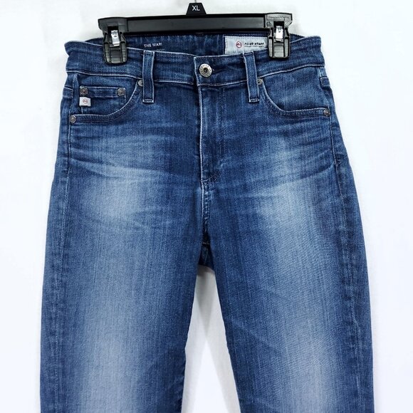 Ag Adriano Goldschmied Jeans Womens Size 26R The Mari High-Rise Straight Denim - Picture 9 of 13